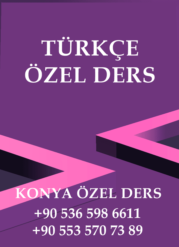 konya TÜRKÇE özel ders